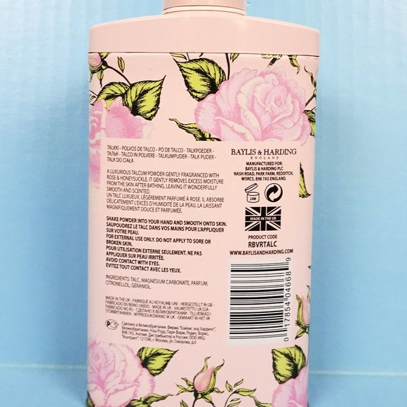 Royale Bouquet Baylis Harding Perfumed Body Talc Powder Luxurious Fragranced 90% - Picture 4 of 5